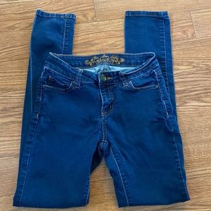 Wax Jean• Dark Blue Skinny Jeans Size 5/27